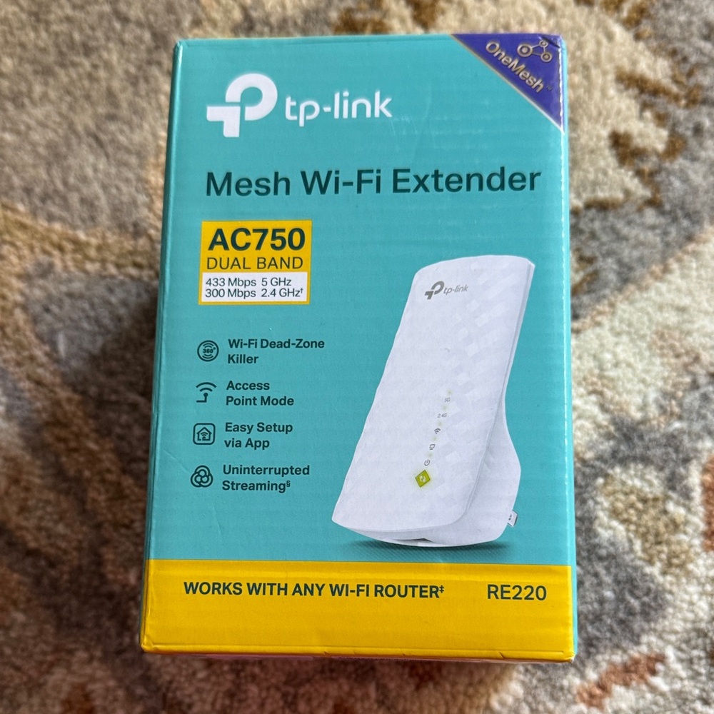 TP-Link AC750 Dual Band Wi-Fi Extender - White